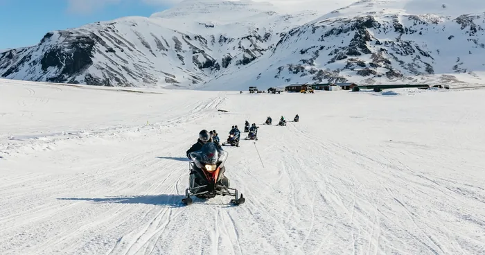 From Reykjavik: Golden Circle and Glacier Snowmobiling